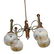 Mazzega Murano Four Light Chandelier - 2