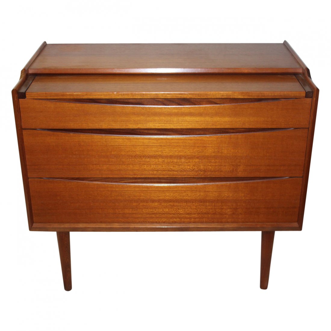 MCM Danish Vanity by Arne Vodder & Siegfried Oman: MCM Danish Vanity by Arne Vodder & Siegfried Oman for Olholm Mobelfabrik measuring 34” wide 18” deep 29” tall