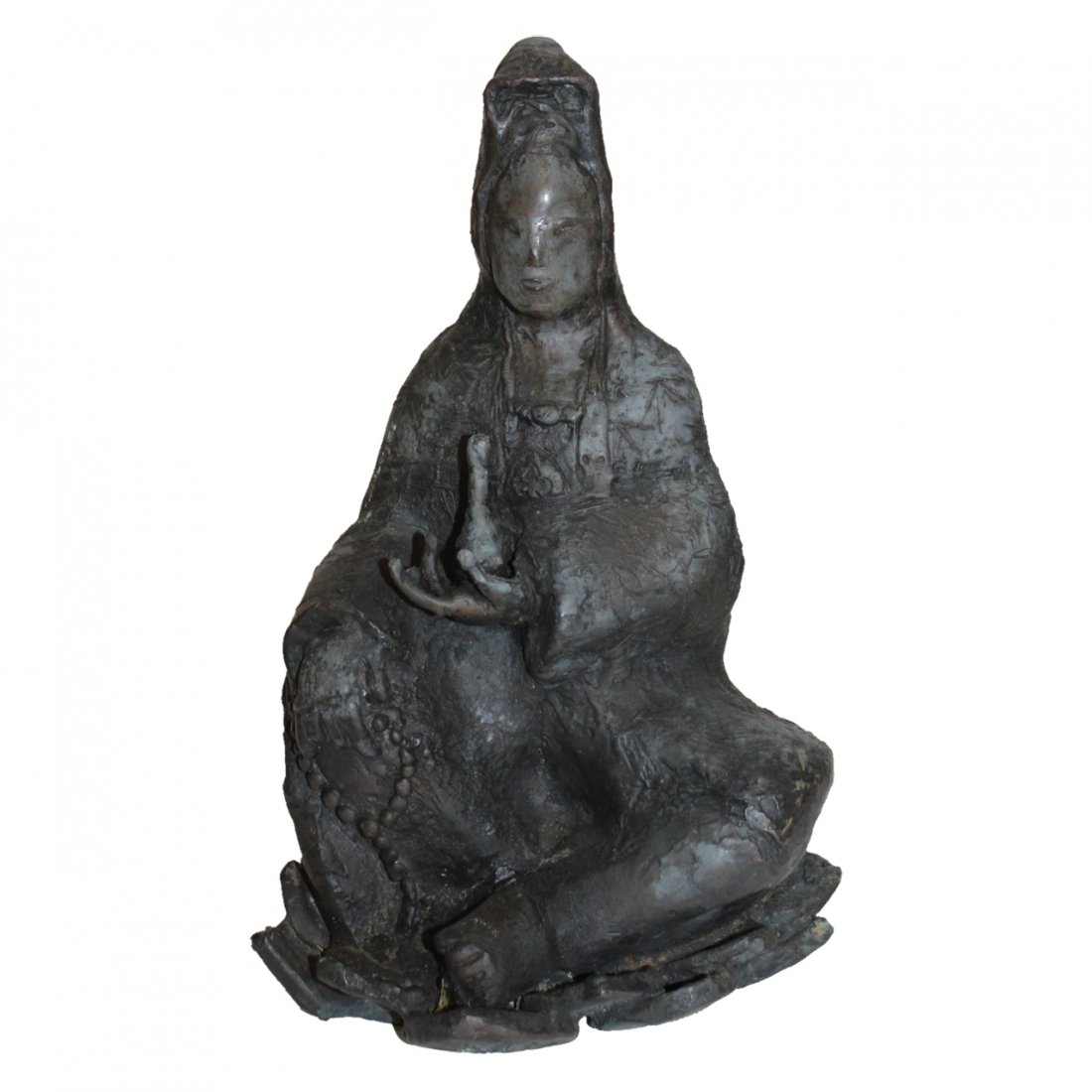 Copper or Bronze Statute of Guanyin (1 of 7)