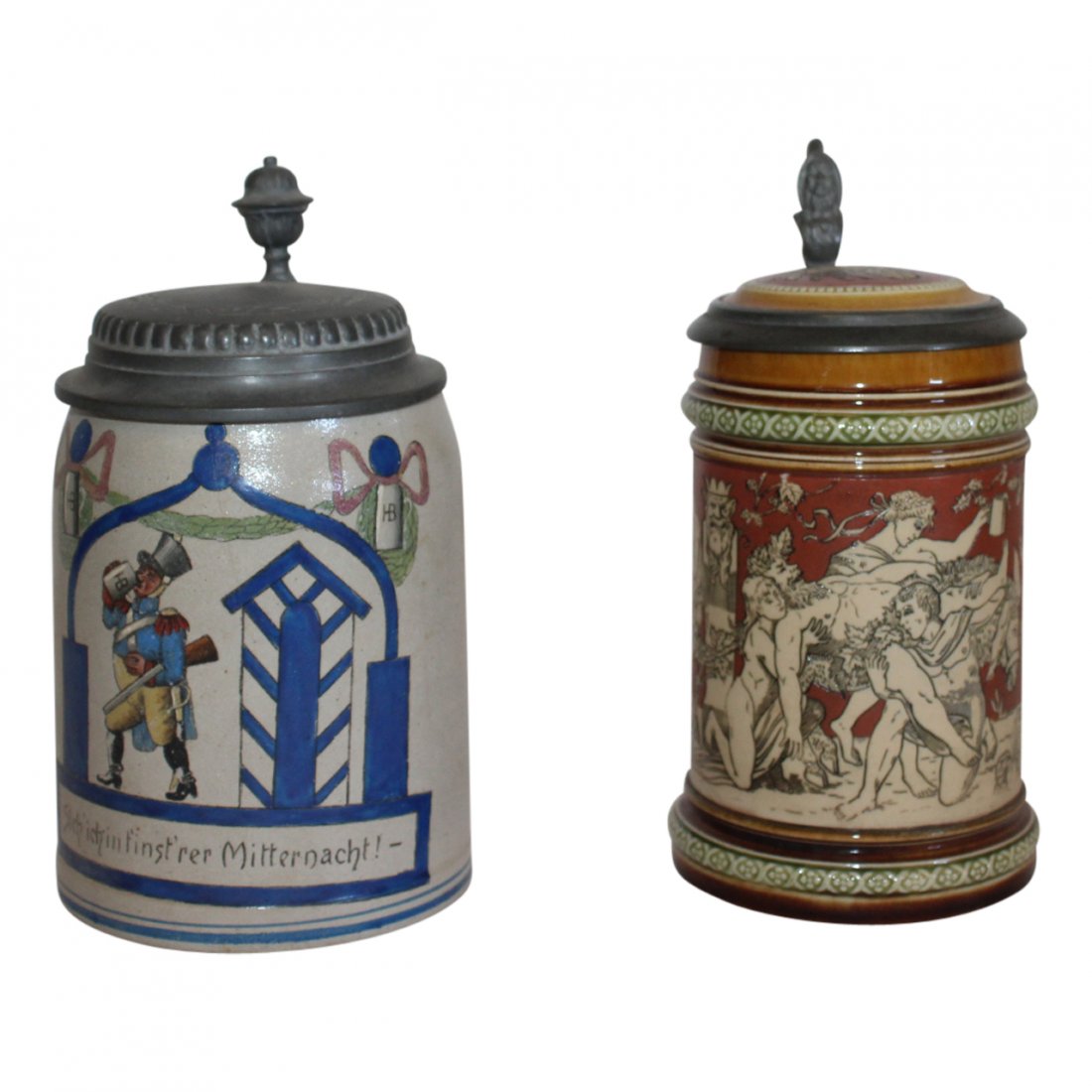 2 Antique German Steins (1 of 6)