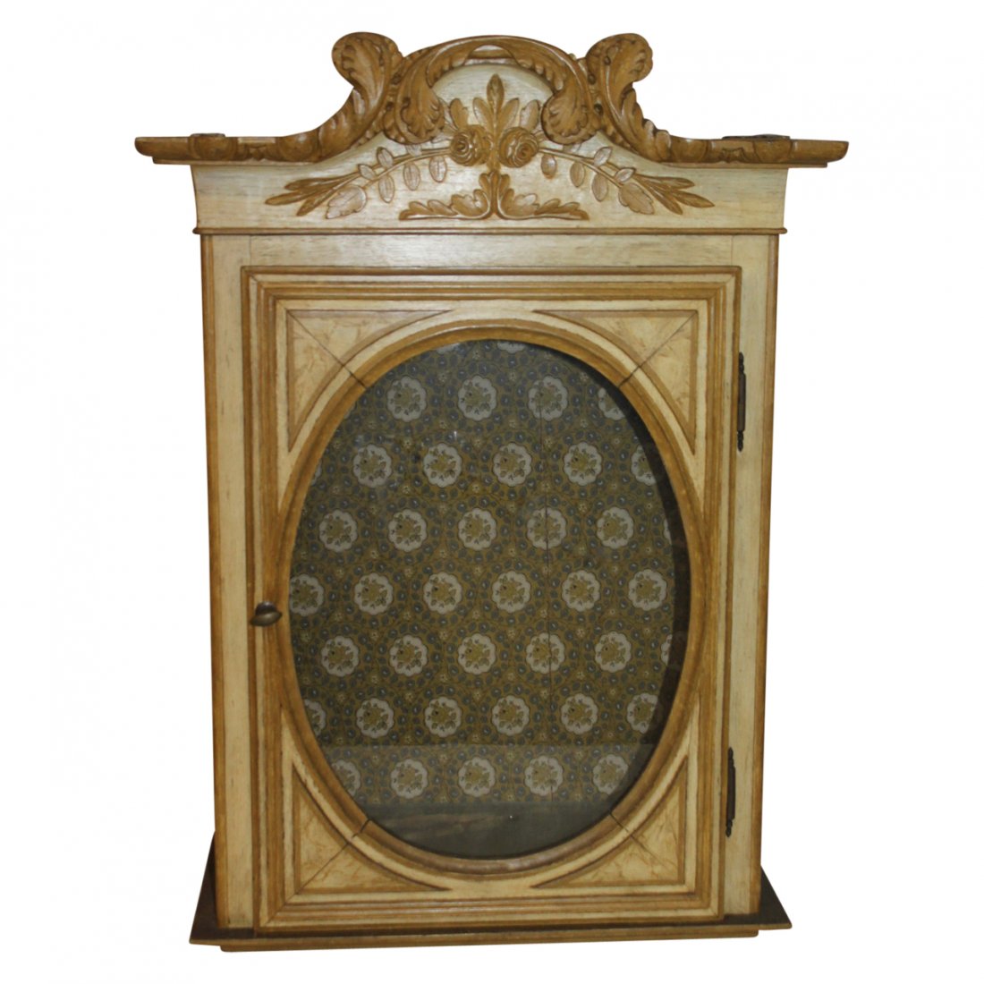 French Antique Hanging Shelf Cabinet (1 of 1)