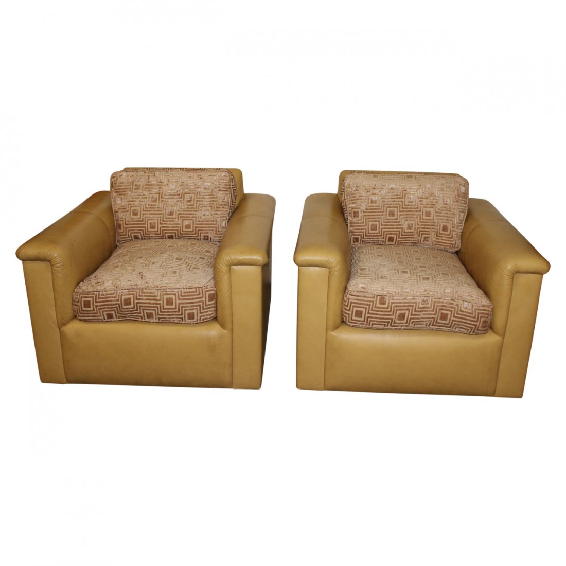 Pair J Robert Scott Leather And Cloth Club Chairs Dec 02 2018 Pair J Robert Scott Leather And Cloth Club Chairs Dec 02 2018 Dutch Auction S In Nj