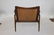 Mid Century Modern Lounge Chair Rattan and Wood - 4