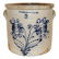 Stoneware Crock Blue Flowers N White and Co. NY