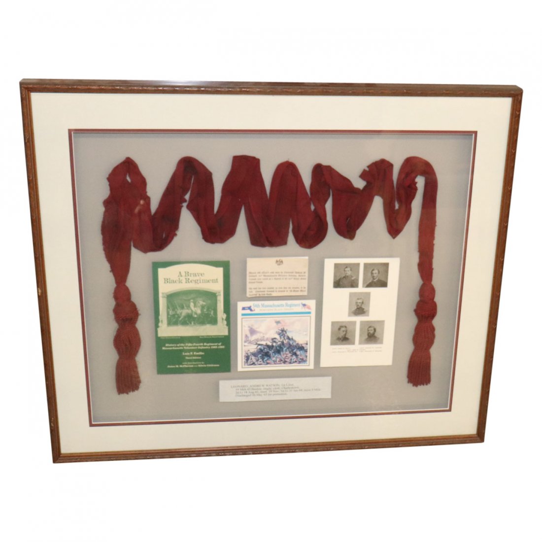 Sash From Colored Man Brigade Civil War (1 of 4)