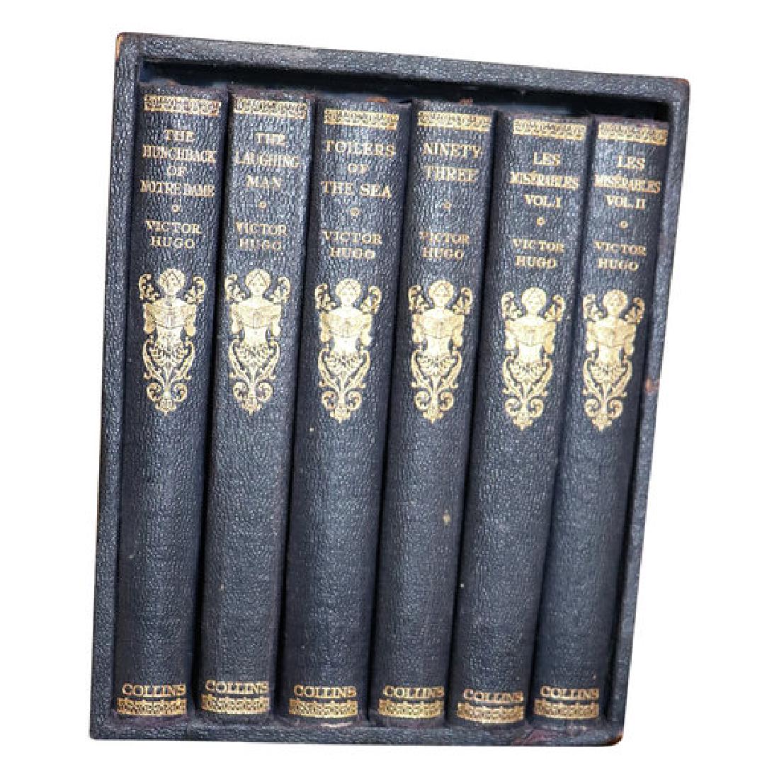 Victor Hugo Collection by Collins: Vistor Hugo book collection by Collins comprising of: Hunchback of Notre Dame, The Laughing Man, Toilers of the Sea, Ninety Three, Les Miserables Volume 1 & 2. Measuing 4 x 6 inches