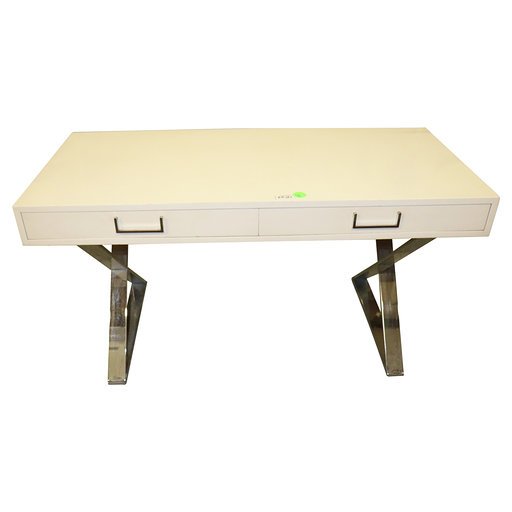 Milo Baughman for John Stuart White & Chrome Desk Apr 07, 2019