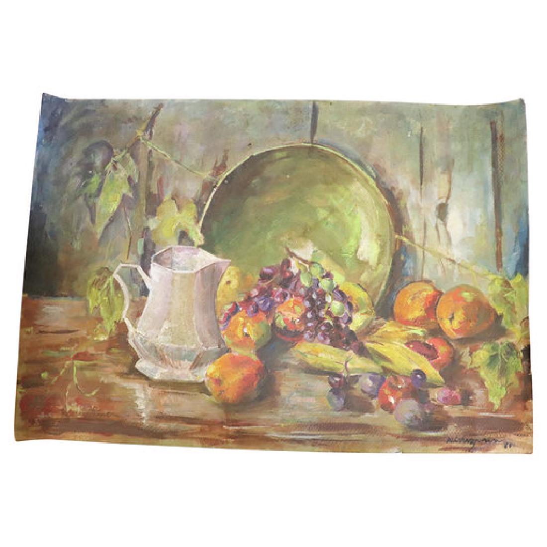 LUIS NISHIZAWA WATERCOLOR OF FLOWERS (1 of 8)