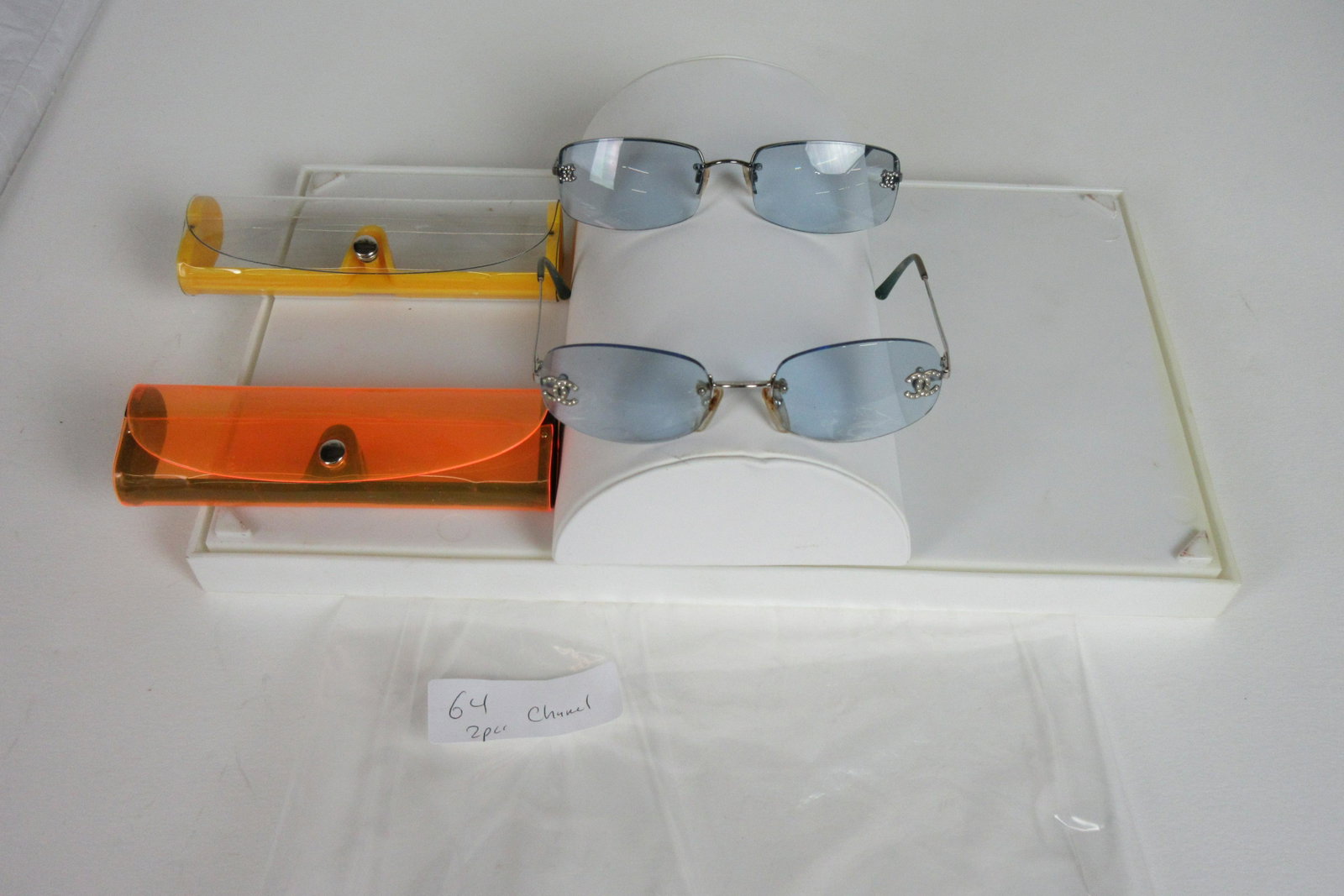 2 Pair Chanel Eyeglass Frames: 2 Pair of Designer eyeglass frames by Chanel
