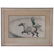 Toulouse-Lautrec circus lithograph on cardboard glued