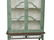 Large French style green and white painted display