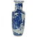 Period fine antique tall chinese blue and white vase