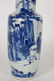 Period fine antique tall chinese blue and white vase - 2
