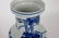Period fine antique tall chinese blue and white vase - 5