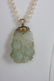 Fine Antique Chinese Pale Green White Jade Pendant - 6