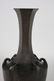 Rare Edo Period large Japanese bronze flower vase - 6