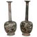 Fine Pair of Japanese Edo Period Bottle Vases