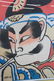 Japanese Watercolor / Woodblock Print of a Warrior. - 2
