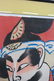 Japanese Watercolor / Woodblock Print of a Warrior. - 3
