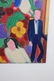 Large painting by Roberta Meyerson "Baby is Here" - 2