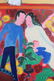 Large painting by Roberta Meyerson "Baby is Here" - 3