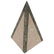 A Tessellated Geometric Figure of a Pyramid.