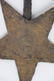 18th century forged iron antique star possibly from a - 2