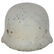 White painted Nazi helmet