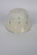 White painted Nazi helmet - 2