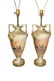 ANTIQUE PAIR GILT PERSIAN MOTIF LAMPS