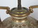 ANTIQUE PAIR GILT PERSIAN MOTIF LAMPS - 6