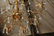 ELEGANT HOLLYWOOD REGENCY VINTAGE GILT CHANDELIER - 3