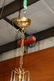 ELEGANT HOLLYWOOD REGENCY VINTAGE GILT CHANDELIER - 4