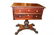 EMPIRE TWO DRAWER NIGHT STAND W/ REEDED EDGE
