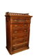 VICTORIAN EASTLAKE LOCKSIDE TALL CHEST - 2