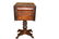 THREE DARWER ANTIQUE DROP LEAF NIGHTSTAND
