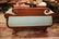 FINE EMPIRE CLAW FOOT ROLLED ARM SETTEE - 2