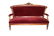 BEAUTIFUL 7 PCS RED VELVET VICTORIAN PARLOR SET - 4