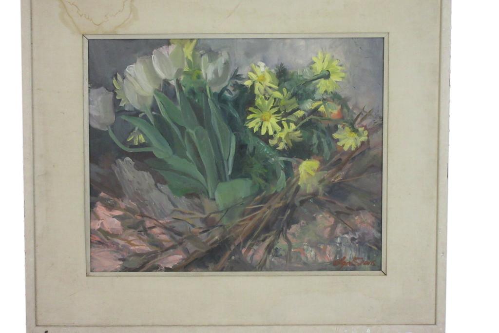 OIL ON BOARD SIGNED OLGA SEARS (1 of 5)