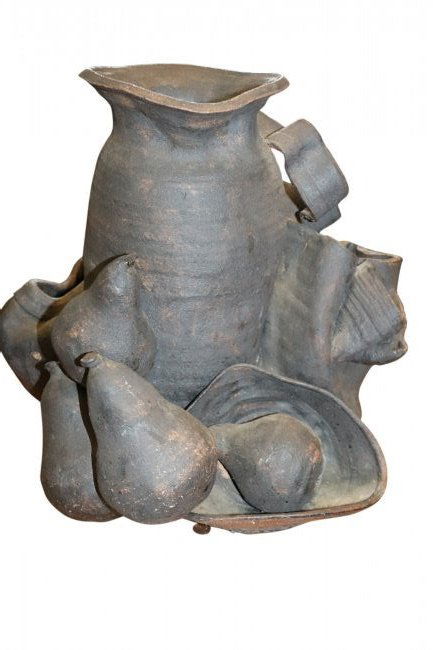 Modern Handmade Artist Clay Vessel Signed and Dated 71 (1 of 5)