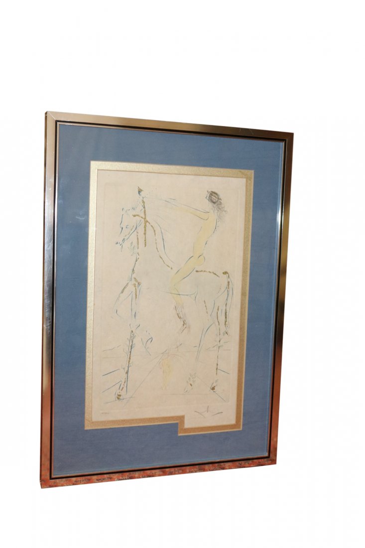 Salvador Dali Etching Signed Print 128/200 (1 of 2)