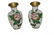 Pair of Vintage white Ground Chinese Cloisonne Vase - 3
