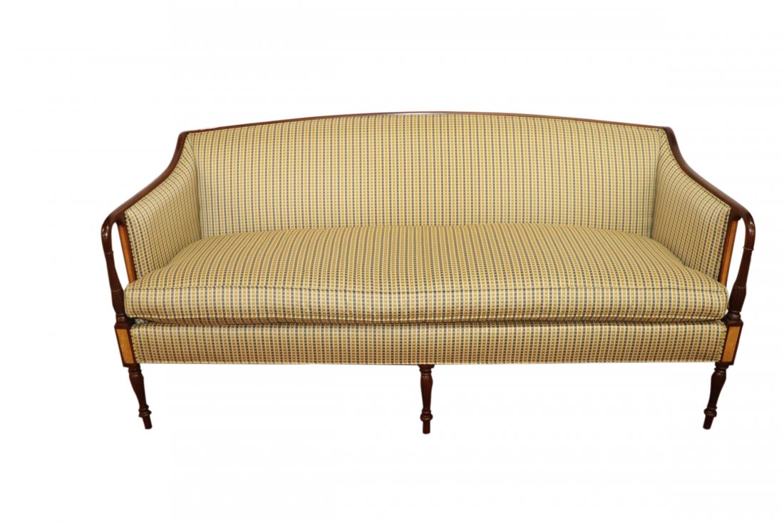 Fine Sheraton Colonial Style Inlaid Sofa (1 of 4)