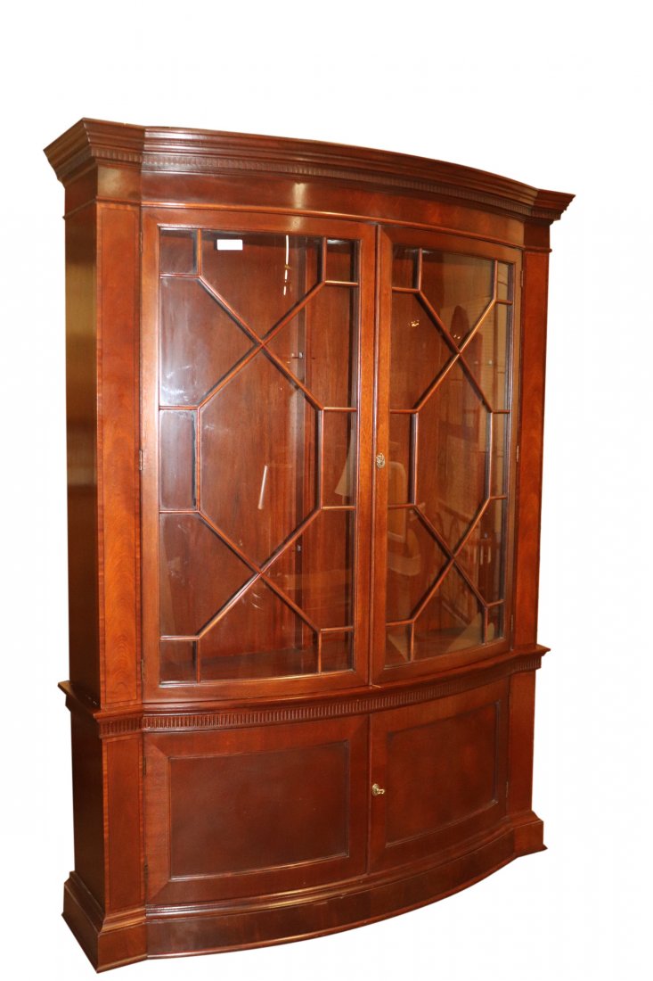 Large Baker Furniture Edwardian Style Display Cabinet (1 of 4)
