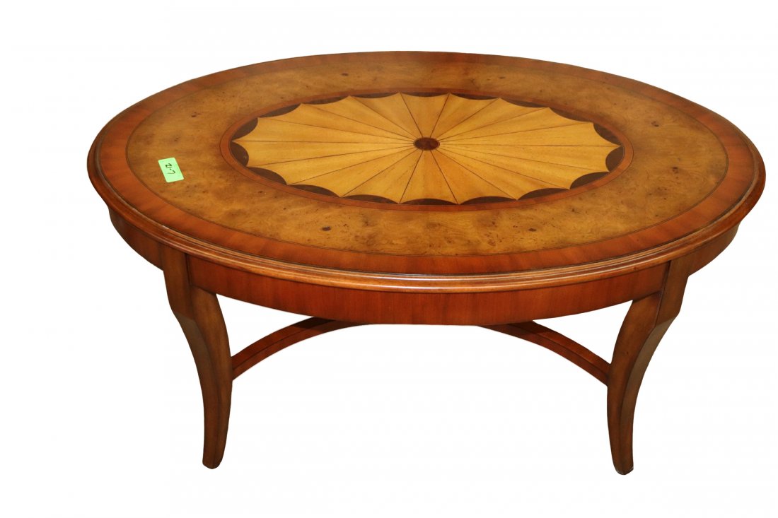 Spectacular Inlaid Maitland Smith Coffee Table (1 of 2)