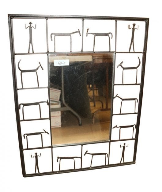 Frederic Weinberg Giacometti Style Mirror (1 of 1)