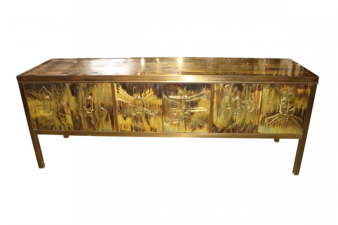 Bernhard Rohne For Mastercraft Acid Etched Credenza (1 of 6)