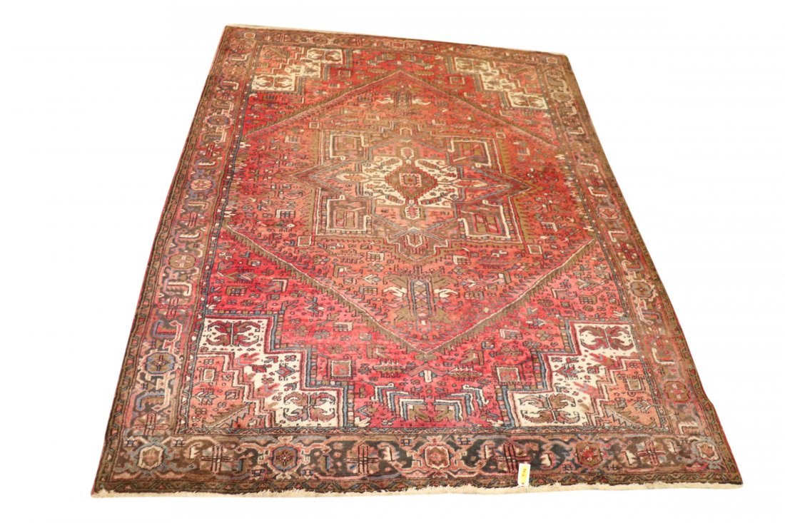 Vintage Heriz Room Size Persian Carpet (1 of 6)