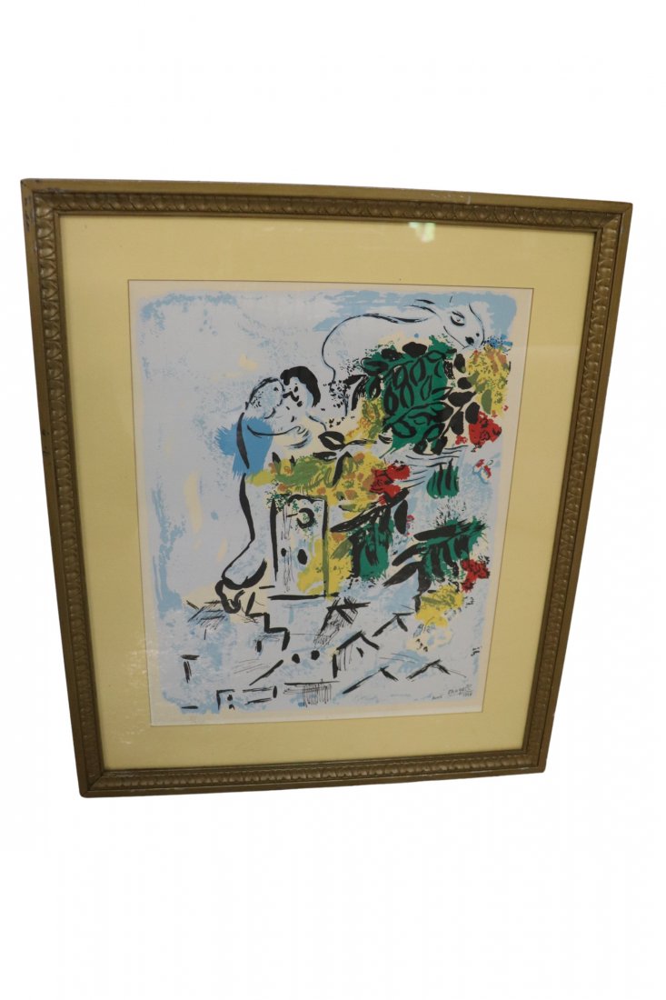 Marc Chagall Print Numbered in Pencil 91/350 (1 of 3)