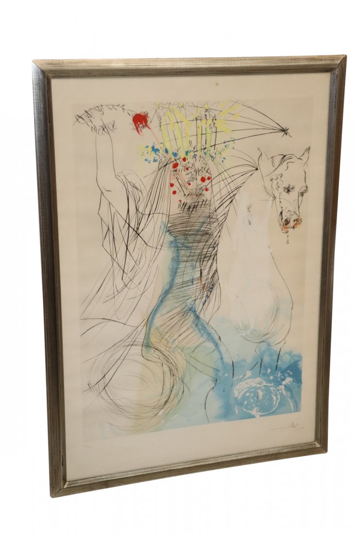 Large Salvador Dali Engraving Signed & Numbered (1 of 5)